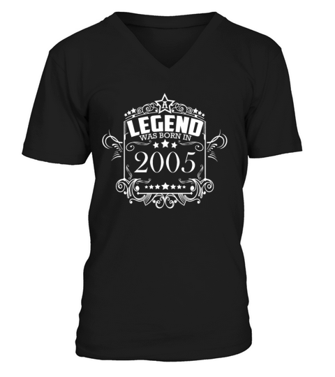 A legend was born in 2005 V-Neck T-shirt