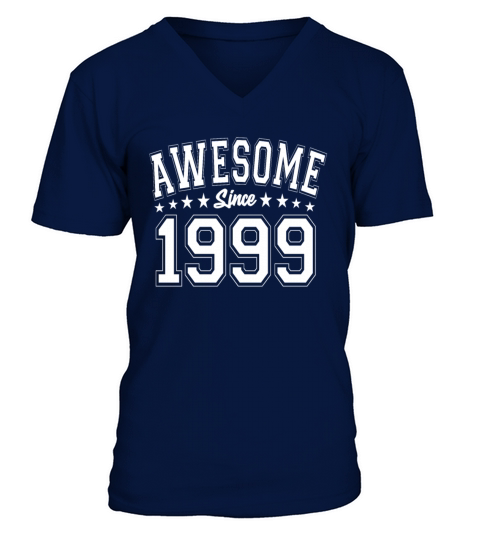 Awesome Since 1999 Birthday 1999 Vintage 1999 V-Neck T-shirt
