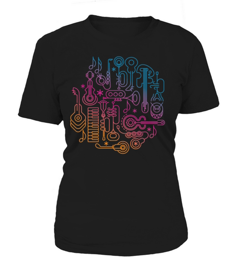 colorful music instruments Women's T-Shirt