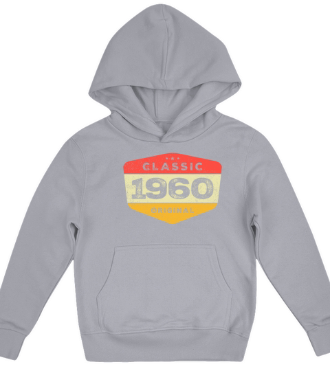 Classic 1960 63 Birthday Vintage Kids Hoodie