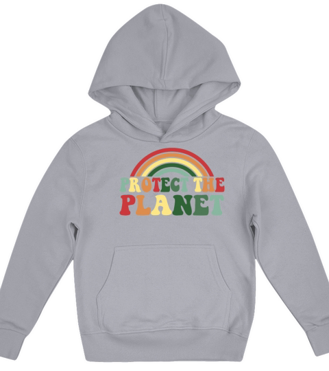 Protect the Planet - Cool Earth Day Vintage Kids Hoodie