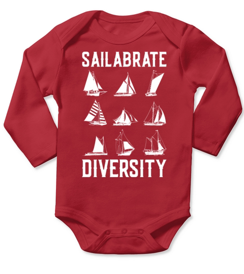 Sailboat Pun Sailor Quote Funny Sailing Long Sleeve Baby One-Piece
