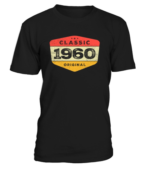 Classic 1960 63 Birthday Vintage T-Shirt Unisex