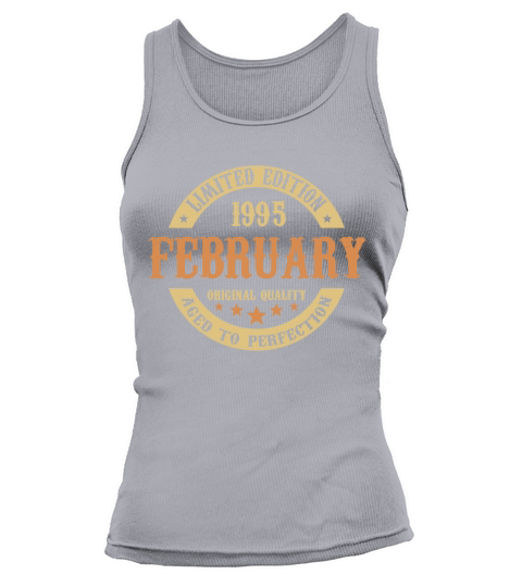 February 1995 Vintage Birthday Present Tank top Woman