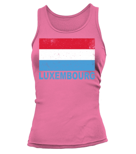 Luxembourg Flag Vintage Nationality Origin Roots T Tank top Woman