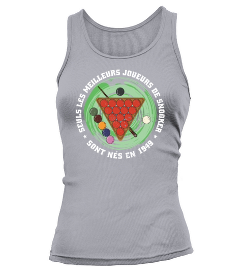 Snooker born in 1949 Vintage Birthday Snooker Tank top Woman