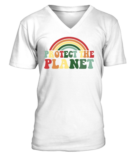 Protect the Planet - Cool Earth Day Vintage V-Neck T-shirt