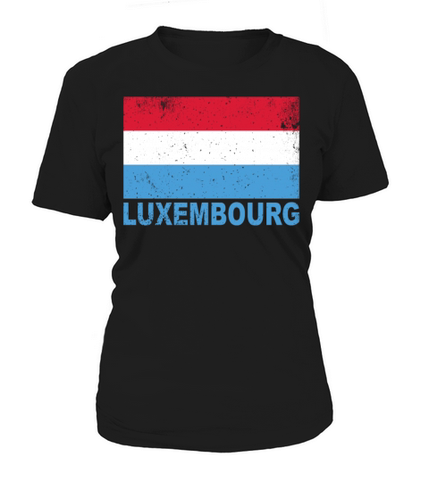 Luxembourg Flag Vintage Nationality Origin Roots T Women's T-Shirt