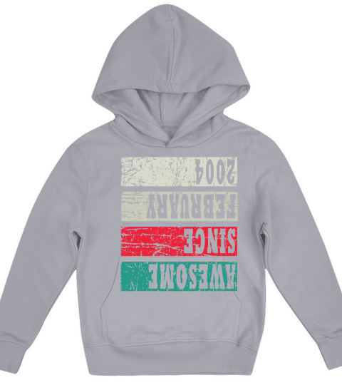 Vintage 19th Birthday 2004 Sports Gift Kids Hoodie