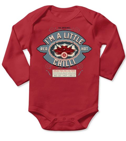 im a little chilli-funny sayings shirt vintage Long Sleeve Baby One-Piece