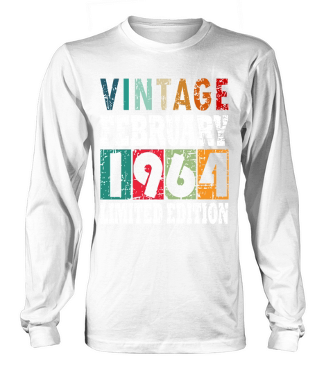 1964 February vintage Long sleeved Unisex