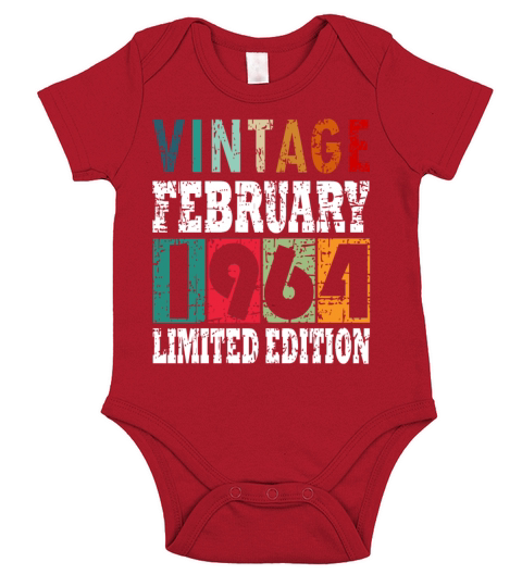 1964 February vintage Short Sleeve Baby One-Piece