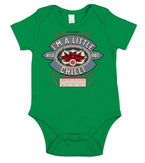 im a little chilli-funny sayings shirt vintage Short Sleeve Baby One-Piece