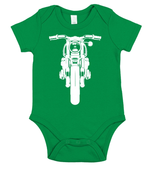 Retro Vintage Motorcycle I love my Motorbike Gift Short Sleeve Baby One-Piece
