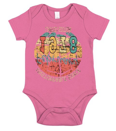 Vintage 1978 Vintage Retro Birthday Gift Short Sleeve Baby One-Piece