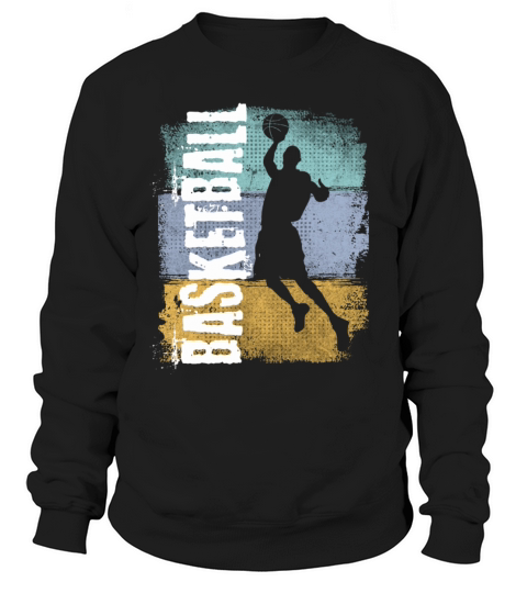 Basketball Vintage Retro Basketball Player Sweatshirt Unisex