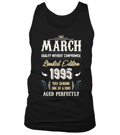 March 1995 Vintage Birthday Present Tank Top Unisex