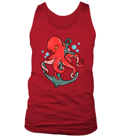 Octopus Anchor for Octopus Lover Tank Top Unisex
