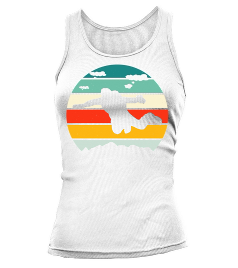 Vintage Skydiving Parachuting Retro Skydiver Tank top Woman