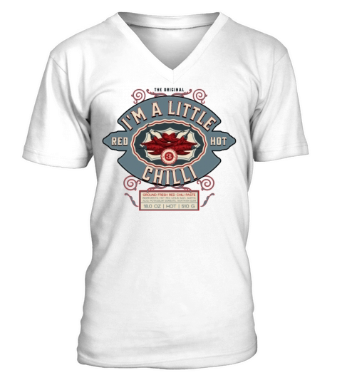 im a little chilli-funny sayings shirt vintage V-Neck T-shirt