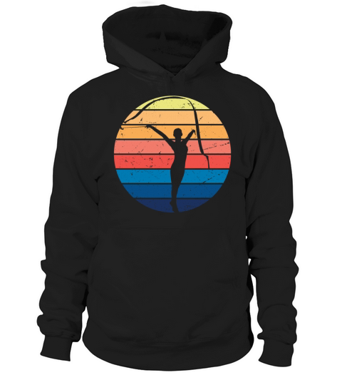 Rhythmic Gymnastics Vintage Dancer Exercise Hoodie Unisex