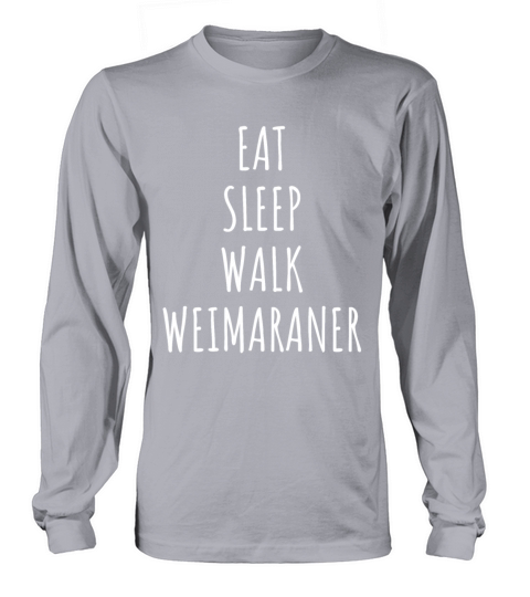 Eat Sleep Walk Corgi Long sleeved Unisex