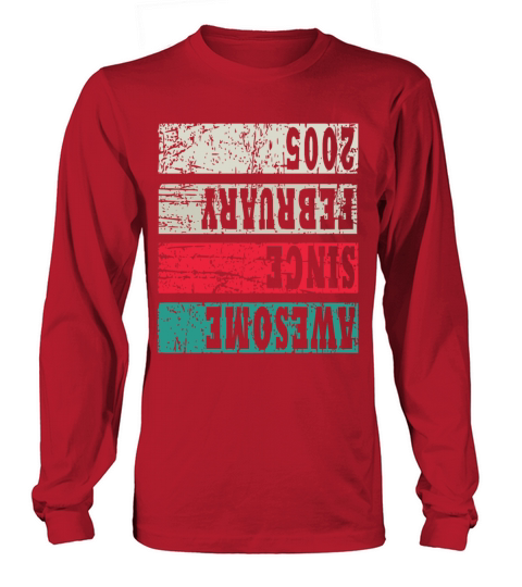 Vintage 18th Birthday 2005 Sports Gift Long sleeved Unisex