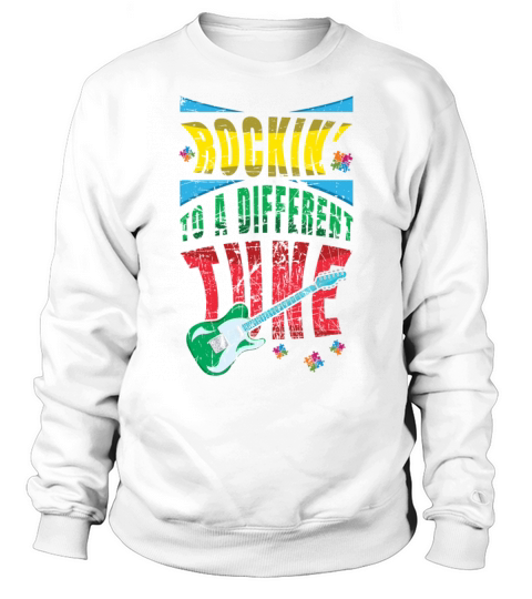 Rocking To Different Tune Autism Awareness Sweatshirt Unisex