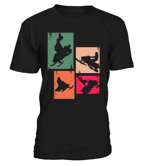 Snowmobile Vintage Snowmobiling T-Shirt Unisex