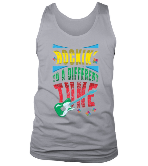 Rocking To Different Tune Autism Awareness Tank Top Unisex
