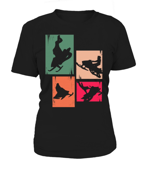 Snowmobile Vintage Snowmobiling Women's T-Shirt