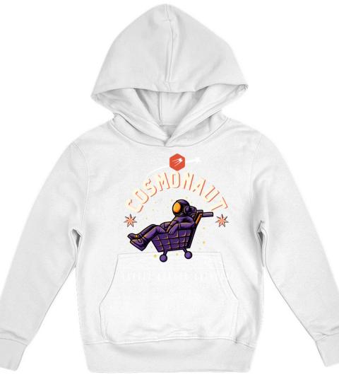 Space Interkosmos Cosmonaut Vintage Design Kids Hoodie