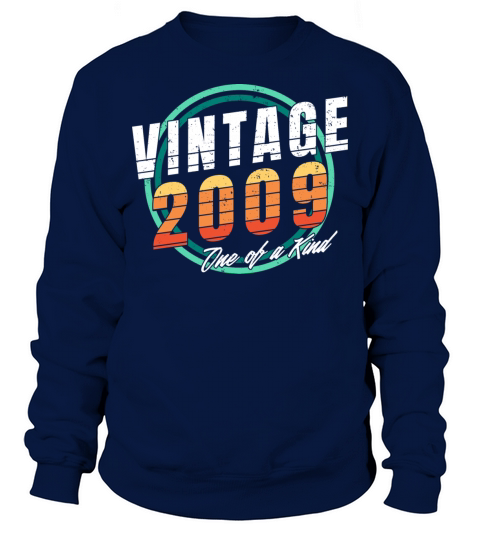 Vintage 2009 Shirt for Men Women 14 Year Old 14th Sweatshirt Unisex