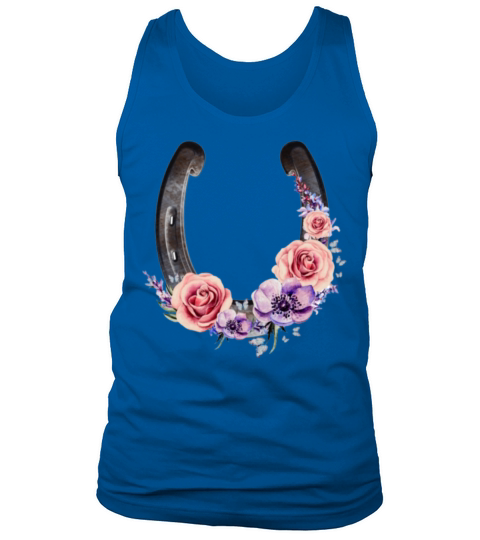 Lucky Floral Horseshoe Tank Top Unisex