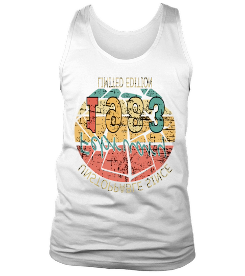 Vintage 1983 Vintage Retro Birthday Gift Tank Top Unisex