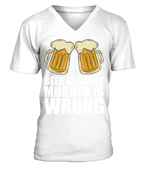Beer Drink Gift V-Neck T-shirt