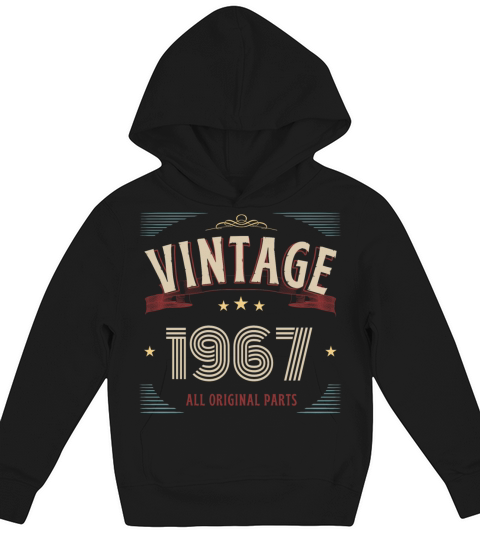 VINTAGE 1967 ALL ORIGINAL PARTS Kids Hoodie