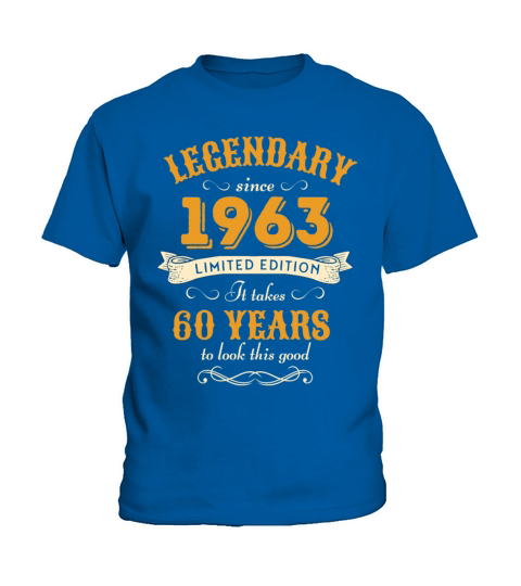 60th Birthday Vintage 1963 Kids T-Shirt