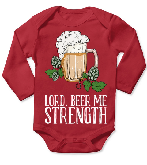Alcohol Beer Gift Long Sleeve Baby One-Piece