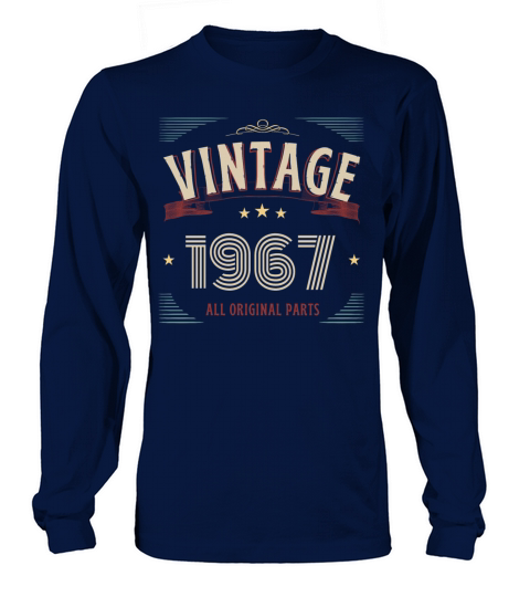 VINTAGE 1967 ALL ORIGINAL PARTS Long sleeved Unisex