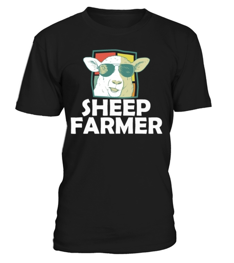 Retro Sheep Farmer Sunglasses Farming T-Shirt Unisex