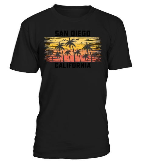 San Diego California Summer Retro VIntage Vacation T-Shirt Unisex