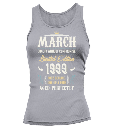 March 1999 Vintage Birthday Present Tank top Woman