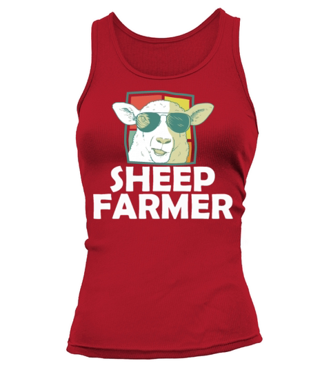 Retro Sheep Farmer Sunglasses Farming Tank top Woman