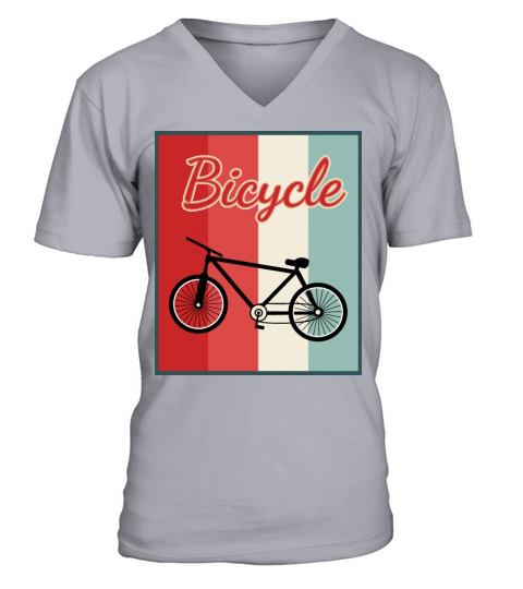 vintage bicycle V-Neck T-shirt