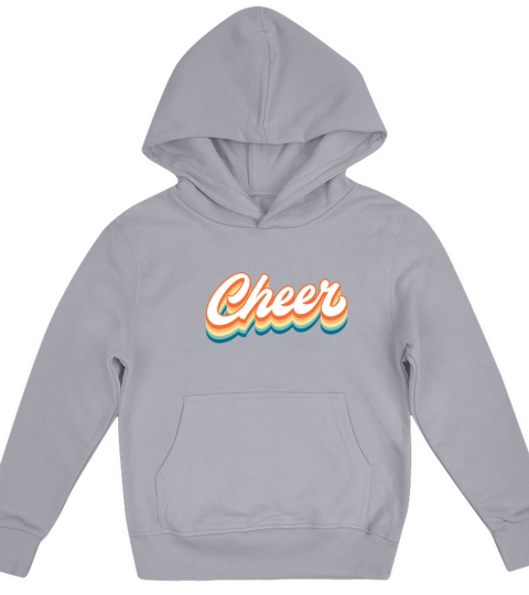 Cheer 80s Retro Vintage Kids Hoodie