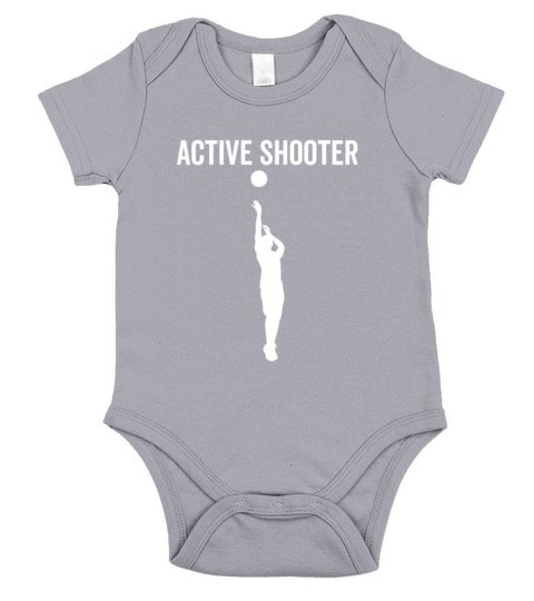 Active Shooter Basketball Short Sleeve Baby One-Piece
