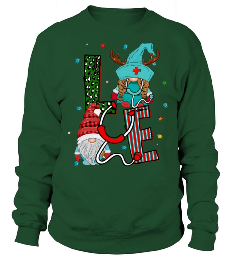Gnome Love Nurse Sweatshirt Unisex
