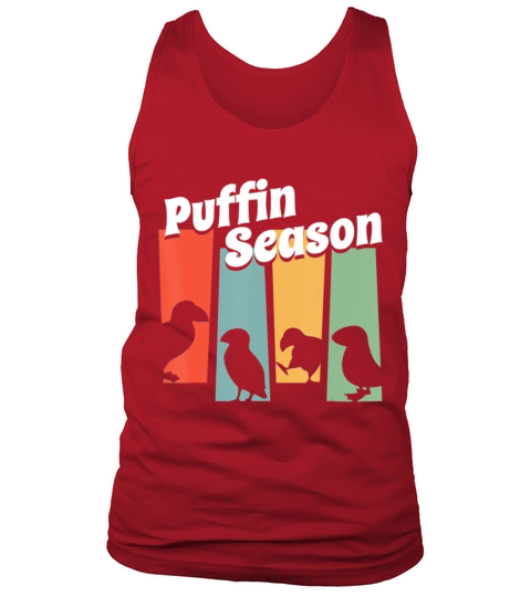 Funny Puffin Season Retro Vintage Puffin Lover Tank Top Unisex