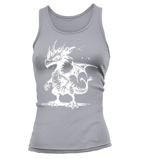 Cool Little Vintage Dragon With Wings Tank top Woman